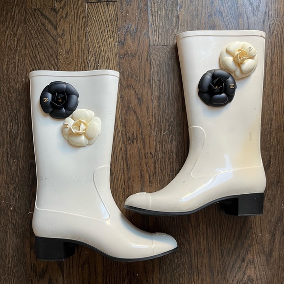 Chanel Rain Boots - Picture 1 of 5
